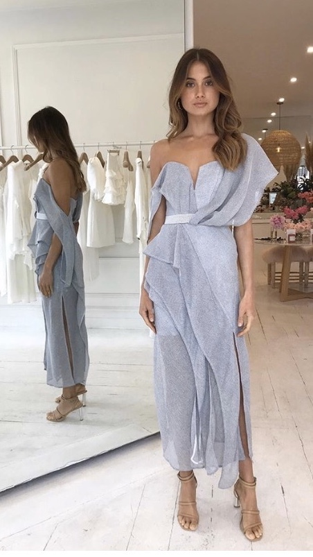 For rent a Acler Leonie Dress Glacier