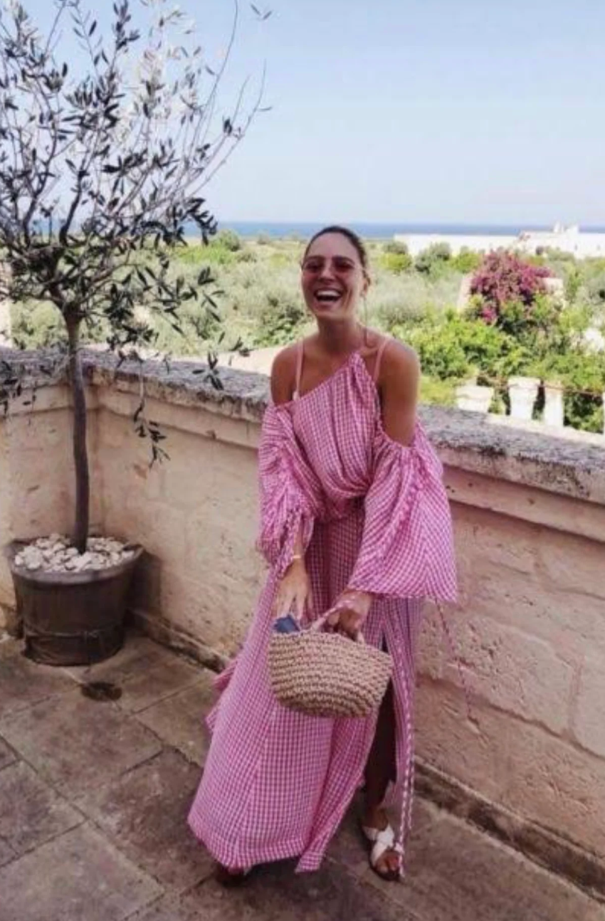 For rent a Scanlan Theodore Pink Gingham Set