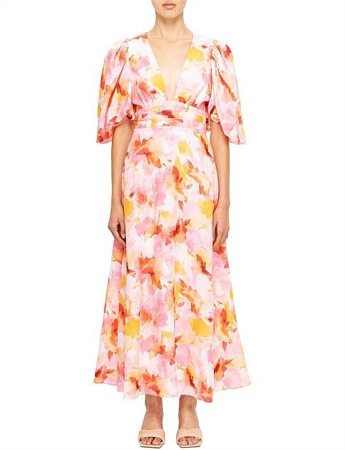 Affordable Acler Acler Hamilton Dress (Size 6) Pink Floral