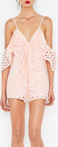 Formal rental Alice Mccall Confide In Me Playsuit Peach Sorbet