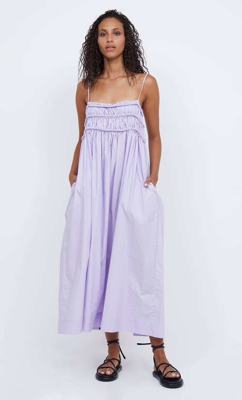 Rent a Bec & Bridge Eli Maxi Dress Lilac