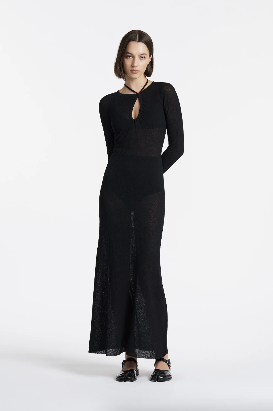 Rental Sir The Label Emmeline Halter Long Sleeve Dress
