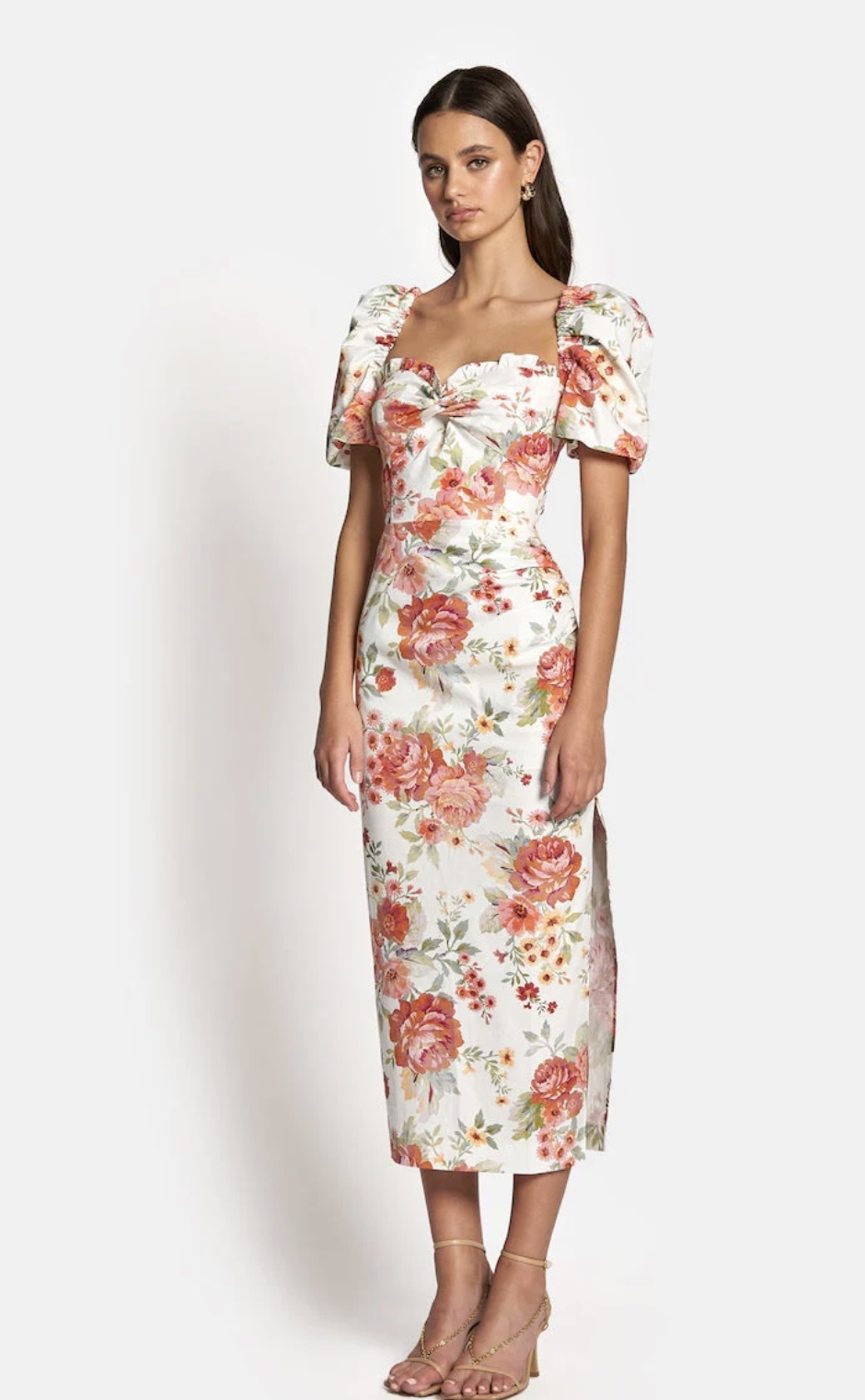 Loan a Sofia The Label Sunset Floral Dolce Short Sleeve