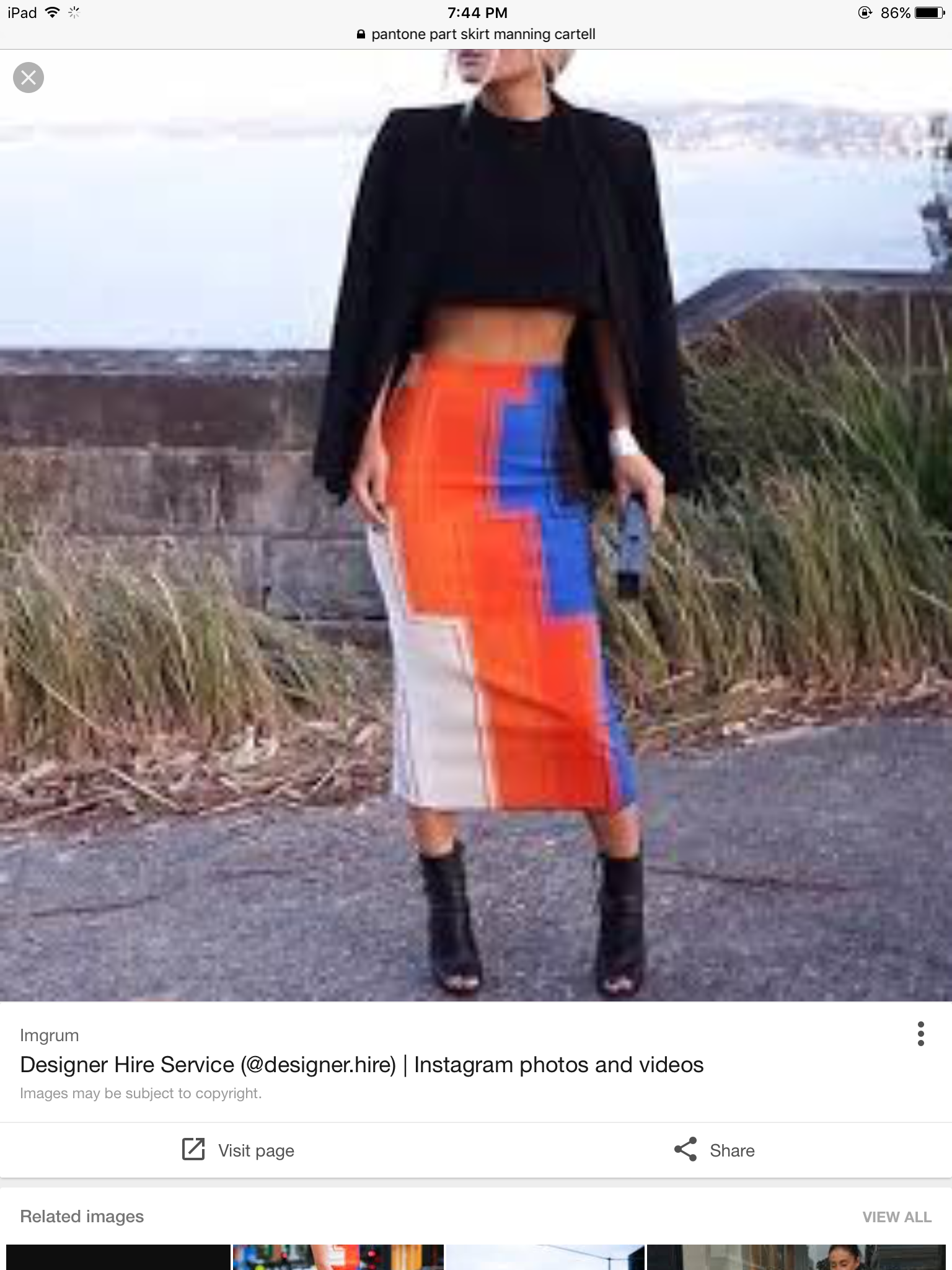 For rent a Manning Cartell Dress