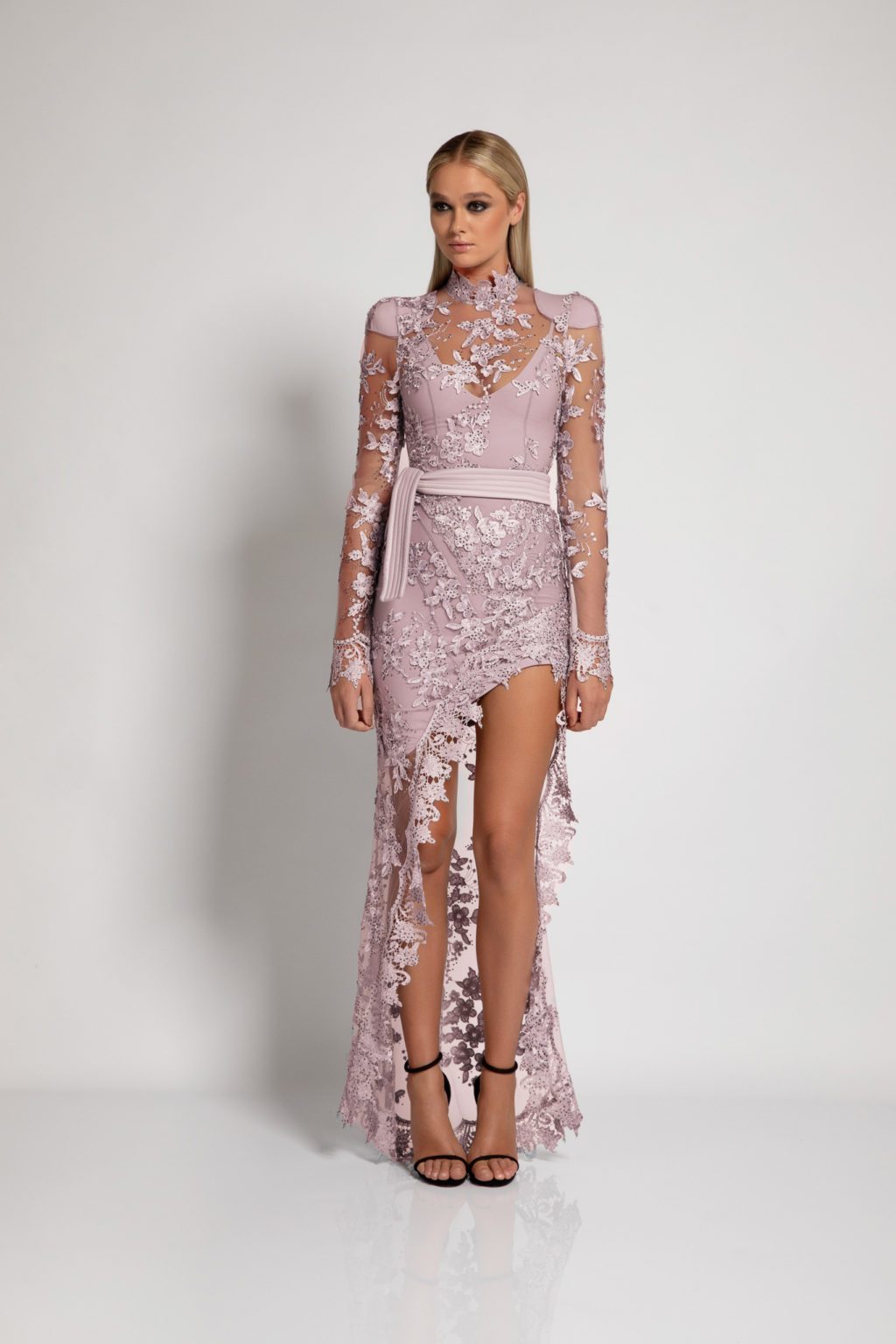 Designer rental Zhivago Zhivago Poison Gown In Blush Size 12