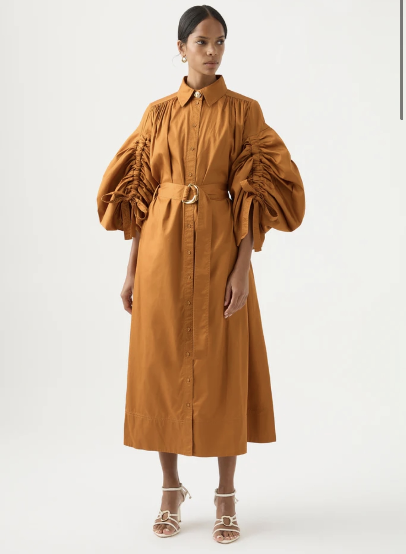 For rent a Aje Utopia Drawstring Midi Dress