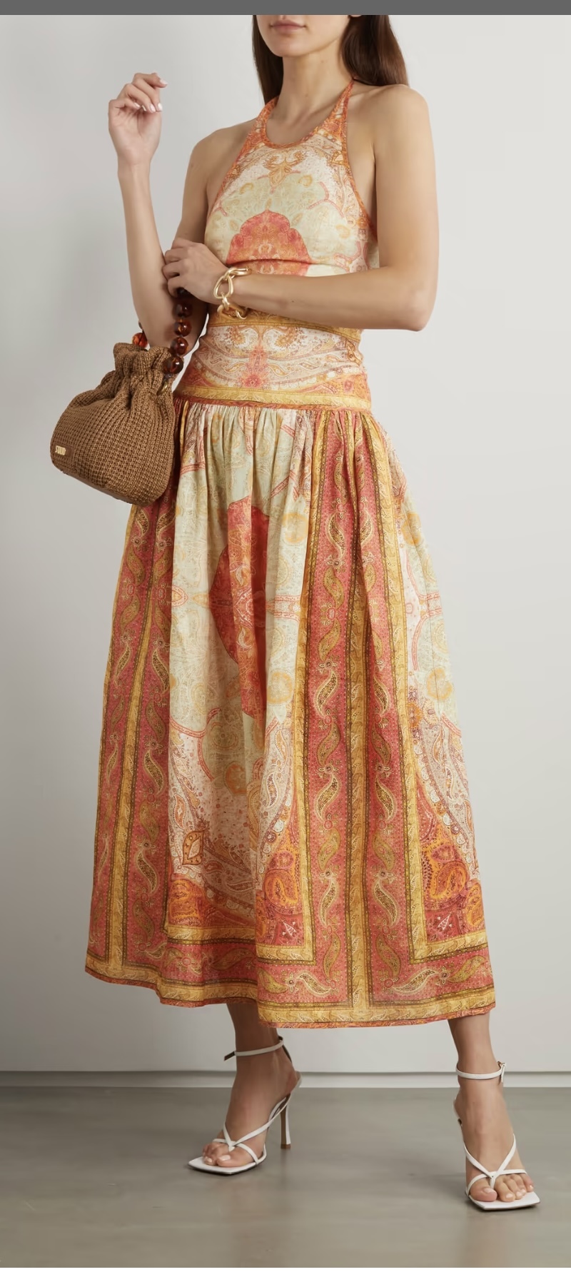 Hire a Zimmermann Anneke Cut Out Maxi Dress