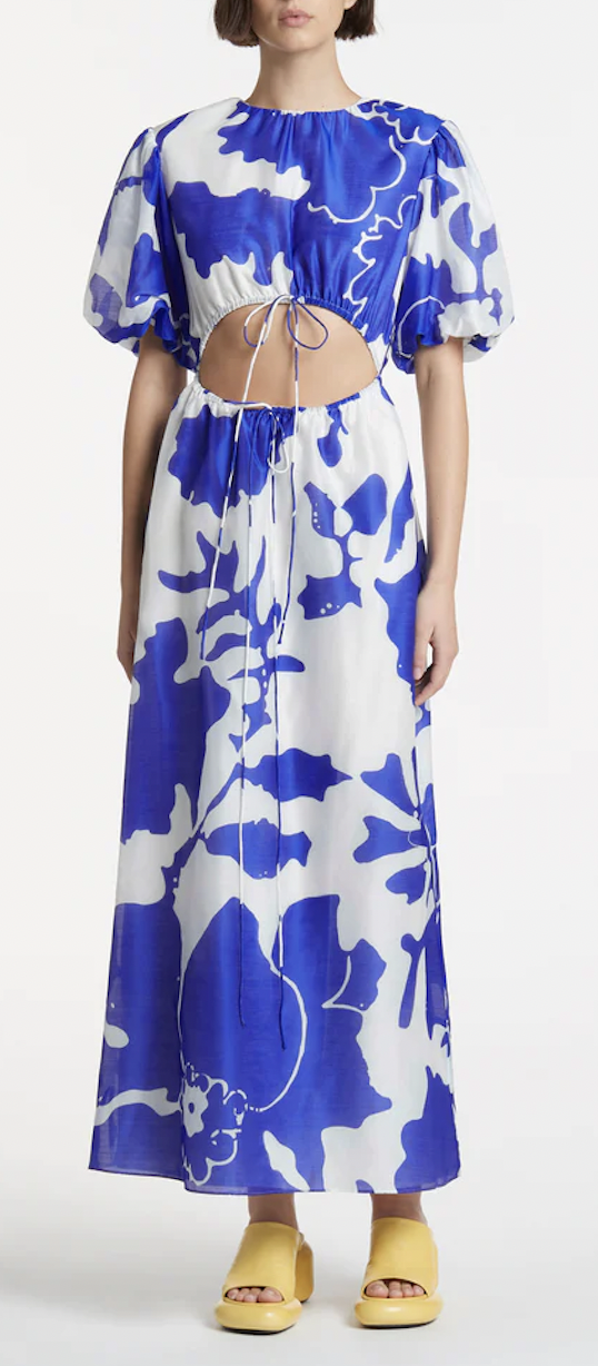 Loan a Sir The Label Vivi Puff Sleeve Maxi Dress