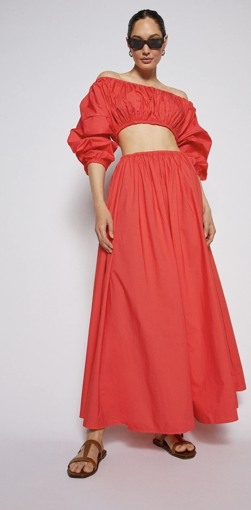 For rent a Scanlan Theodore Parachute Cotton Gather Dress