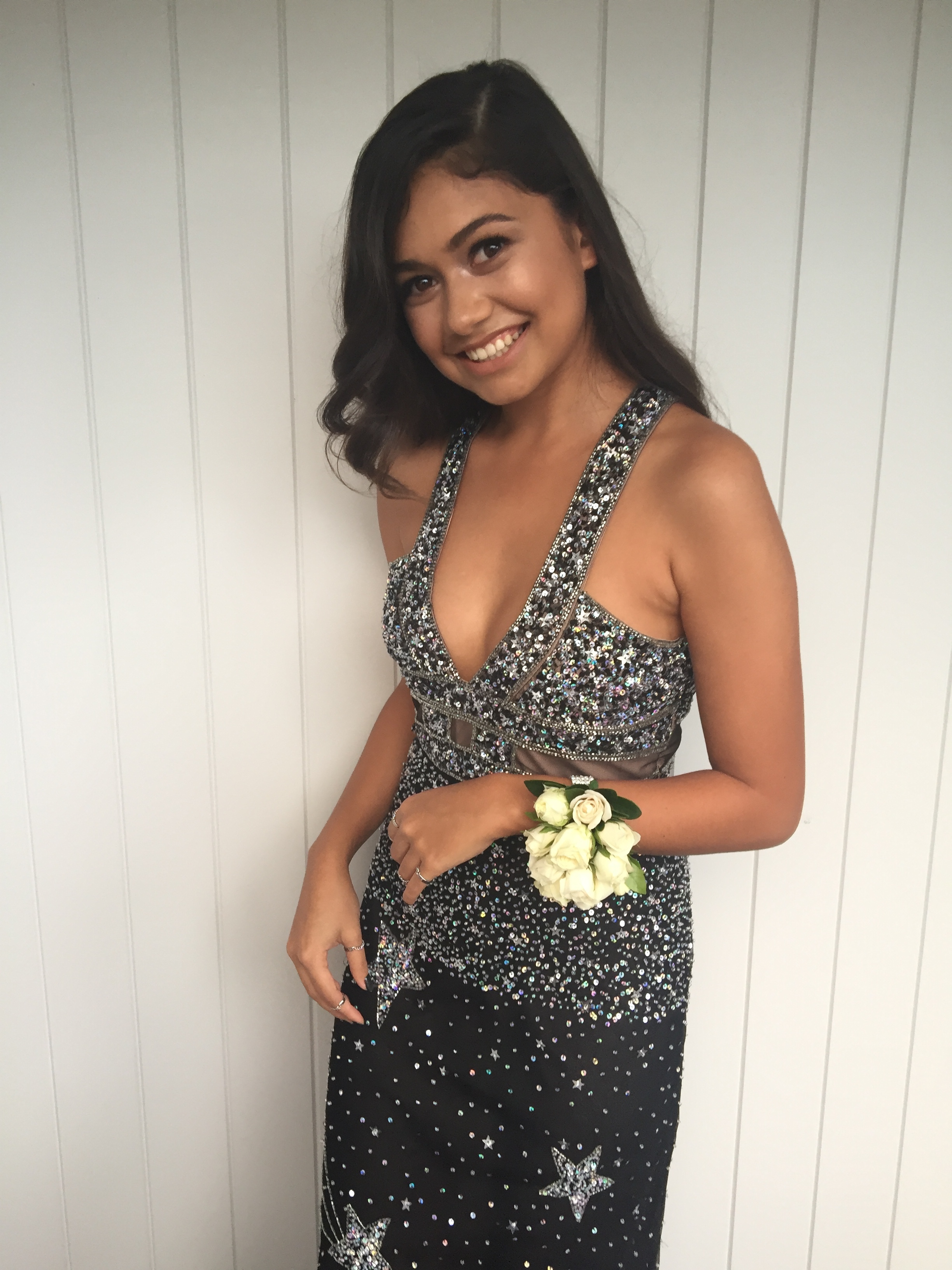 Cheap designer Nasty Gal Dancing Out Of Space Beaded Maxi