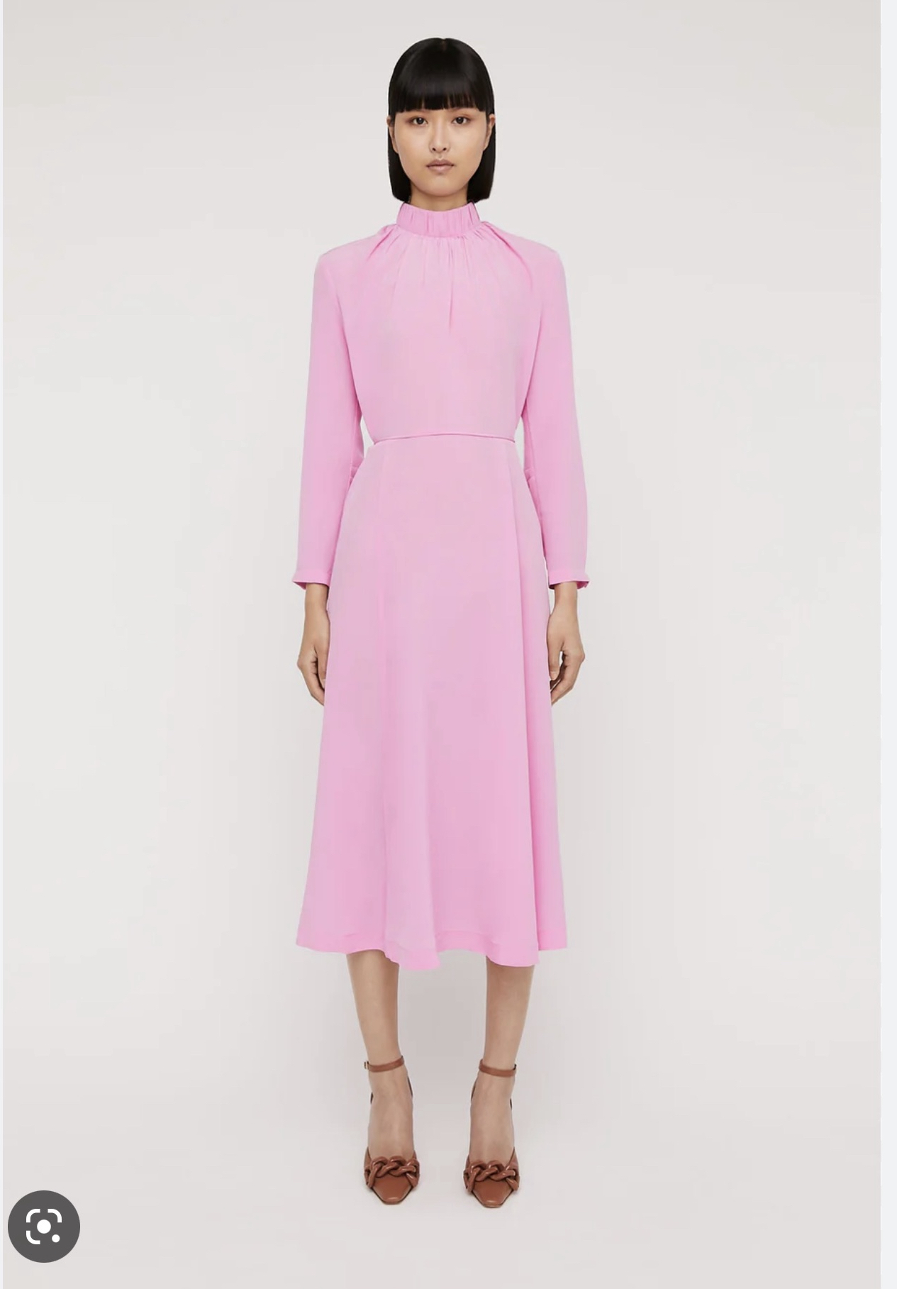 Cheap designer Scanlan Theodore Silk Gather Dress