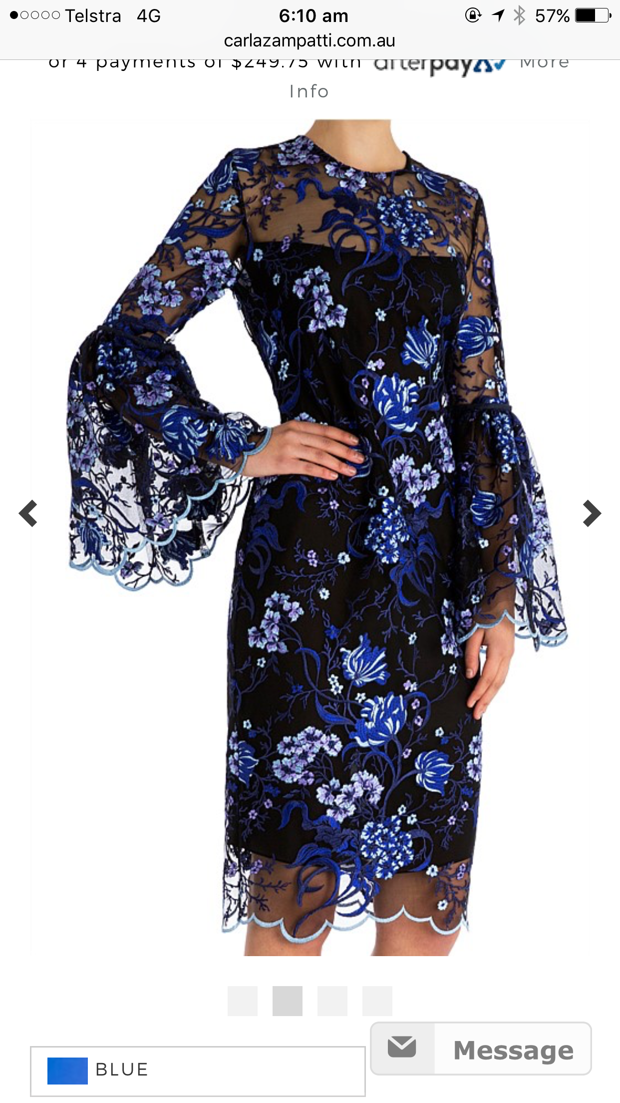 Carla Zampatti Blue to lend