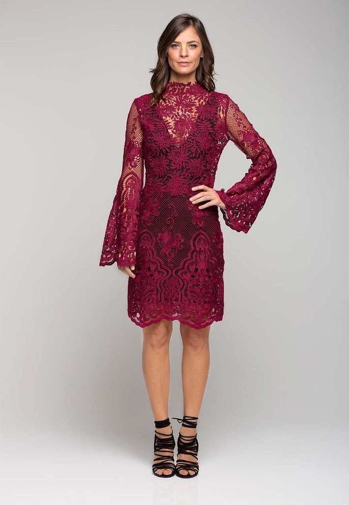 Formal rental Red White Suede