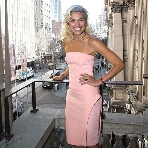 For rent a White Suede Mesh Arch Dress