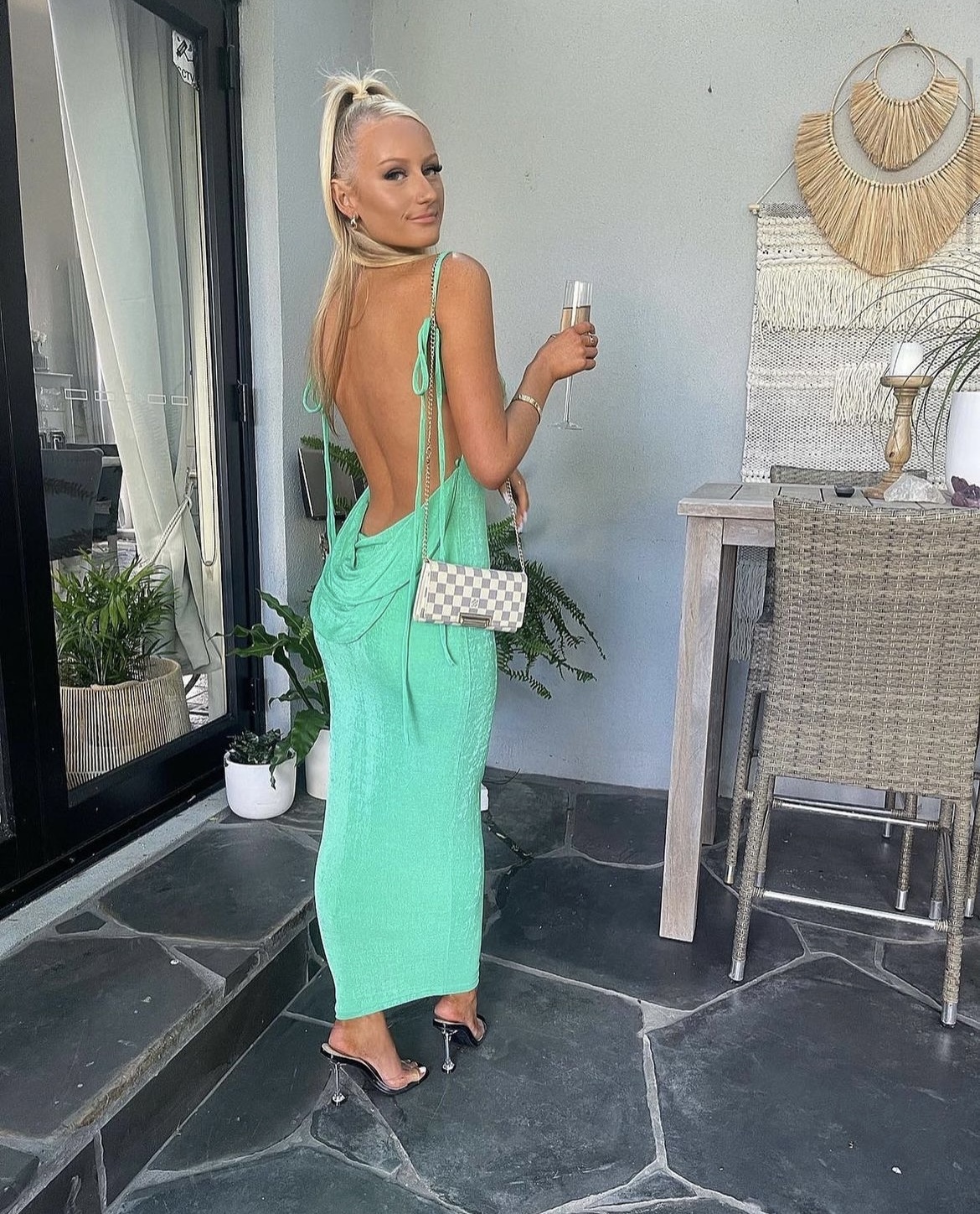 Melani The Label Green for hire