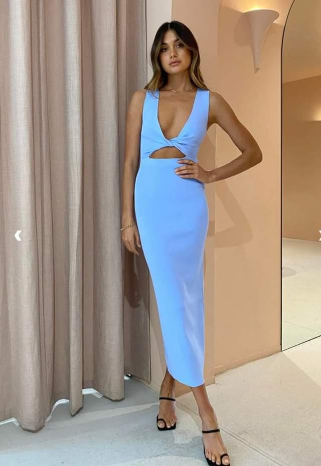 Borrow a Bec And Bridge Summer Sorbet Dress Blue