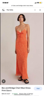 Formal rental Bec & Bridge Cheri Maxi Dress