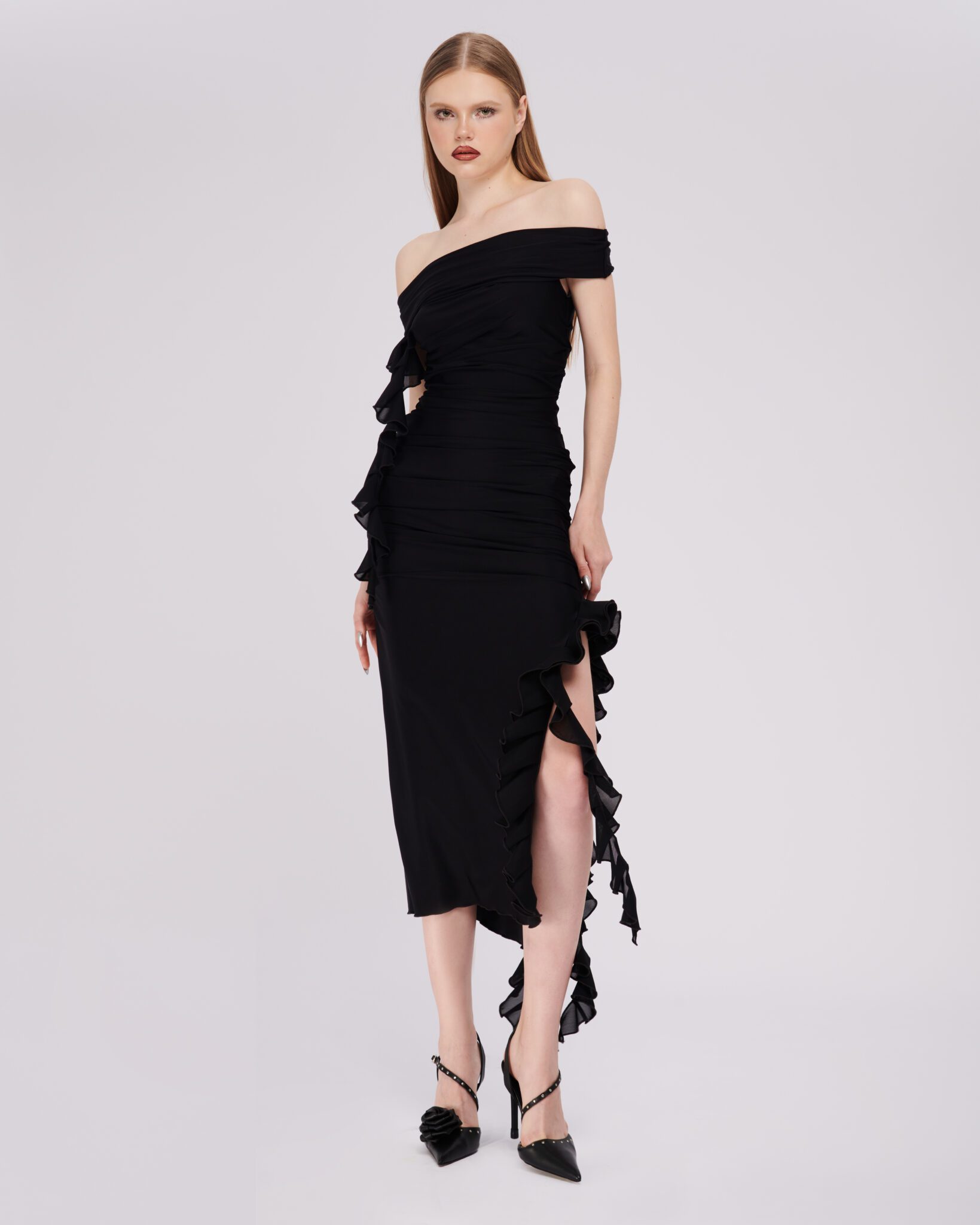 Designer rental Fanci Club The Assassin Long Dress
