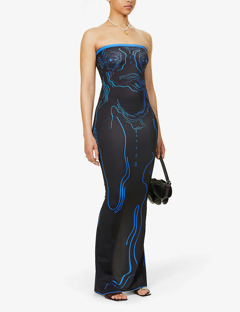 Borrow a Di Petsa Venus Shell Long Dress