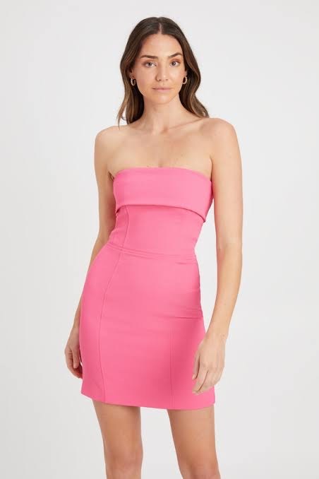 Hire a Kookai Oyster Strapless Mini Dress