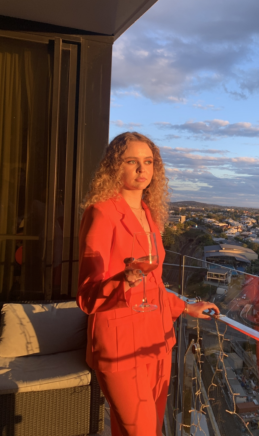 Jk Bridal Couture Orange for rent