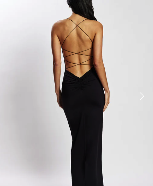 Rental Meshki Sabine Backless Maxi Dress