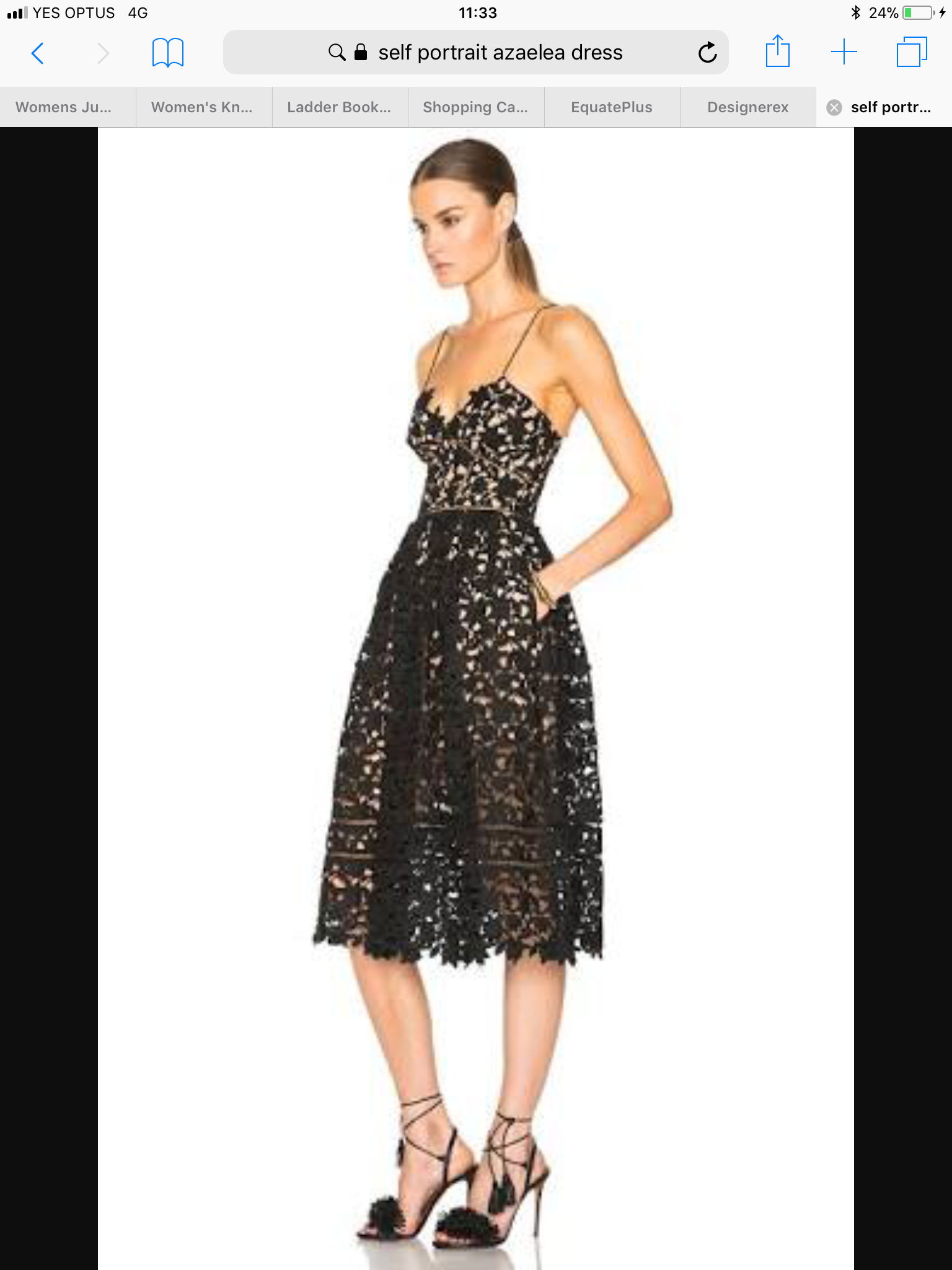 Cheap designer Black Self Portrait