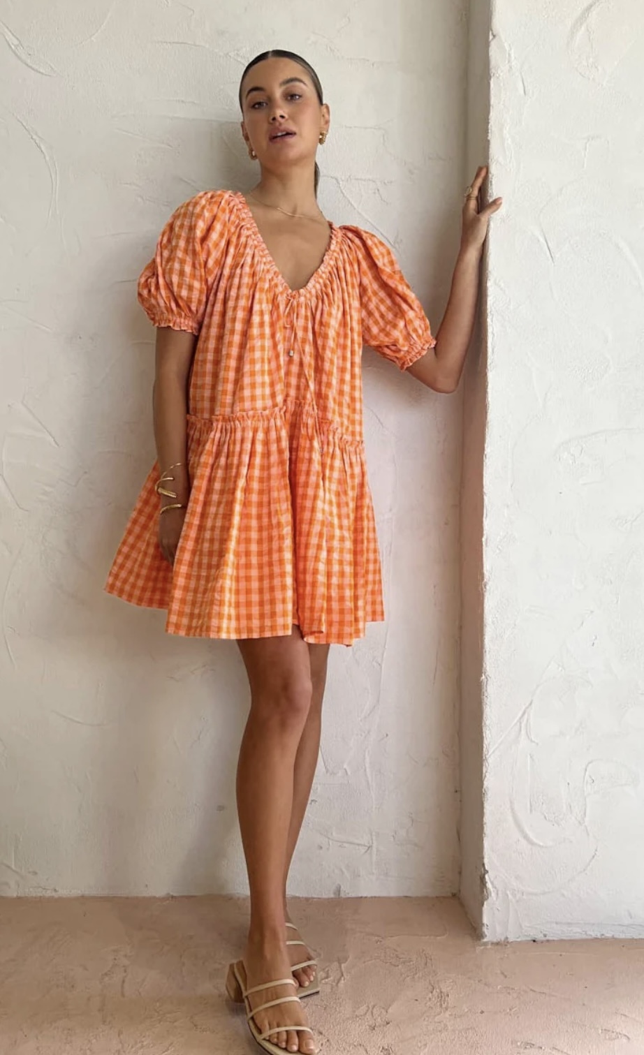 Rent a Steele Francesca Dress In Persimmon