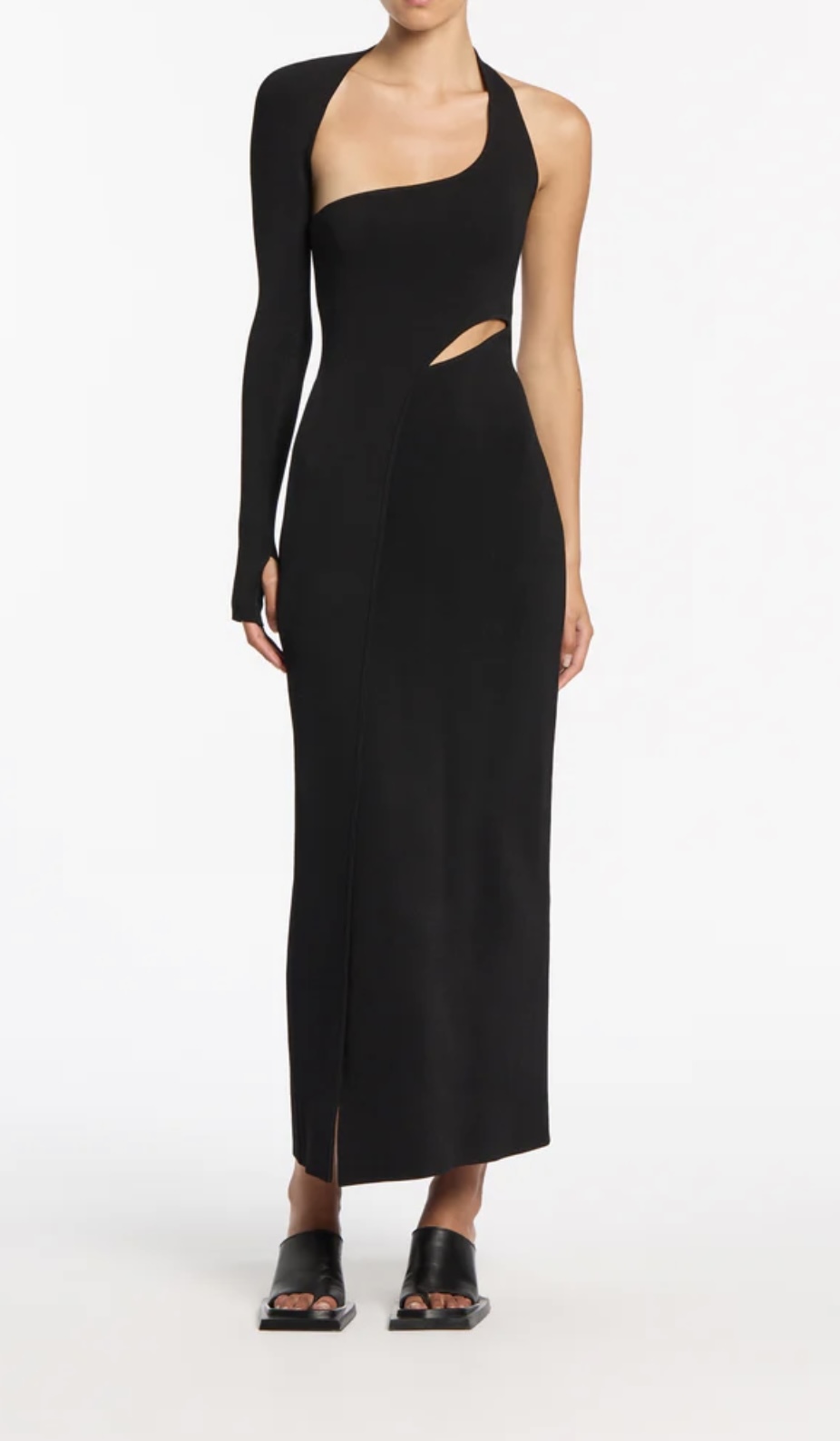 Loan a Sir The Label Manifesto Sleeve Midi Dress