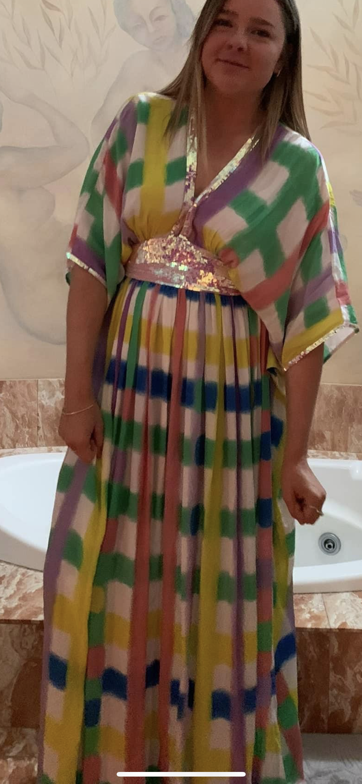 Borrow a Bonita Collective The Pastello Silk Dress