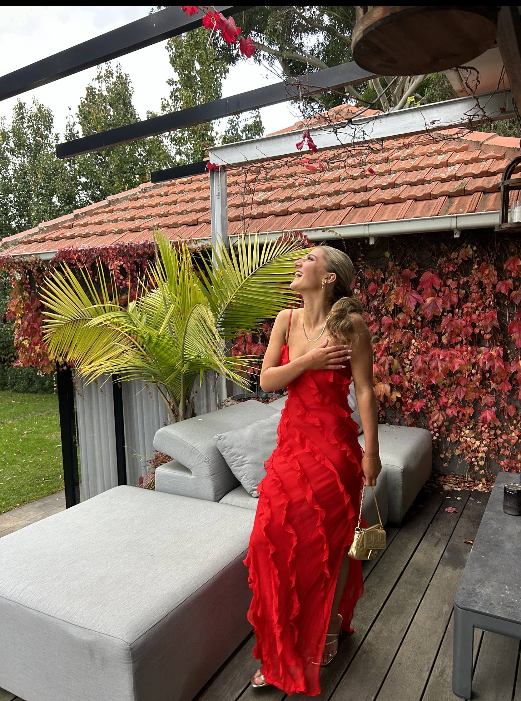 For rent a Rat & Boa Cecelia Dress