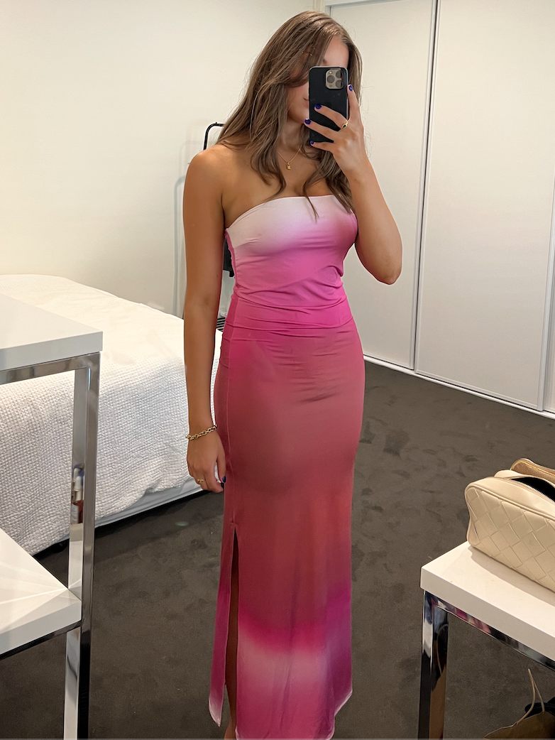 Hire a Gimaguas X Ssense Pink Lea Maxi Dress