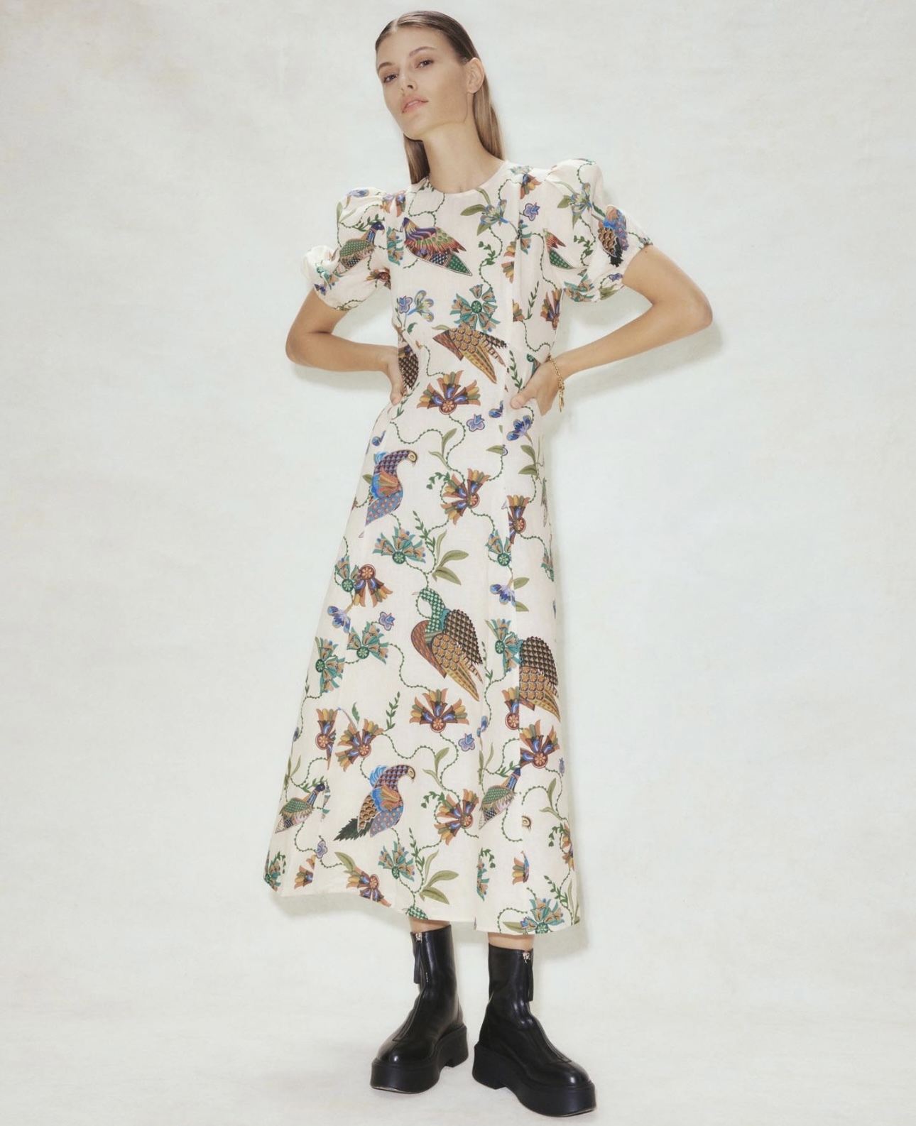 Formal rental Alemais Birdie Midi Dress