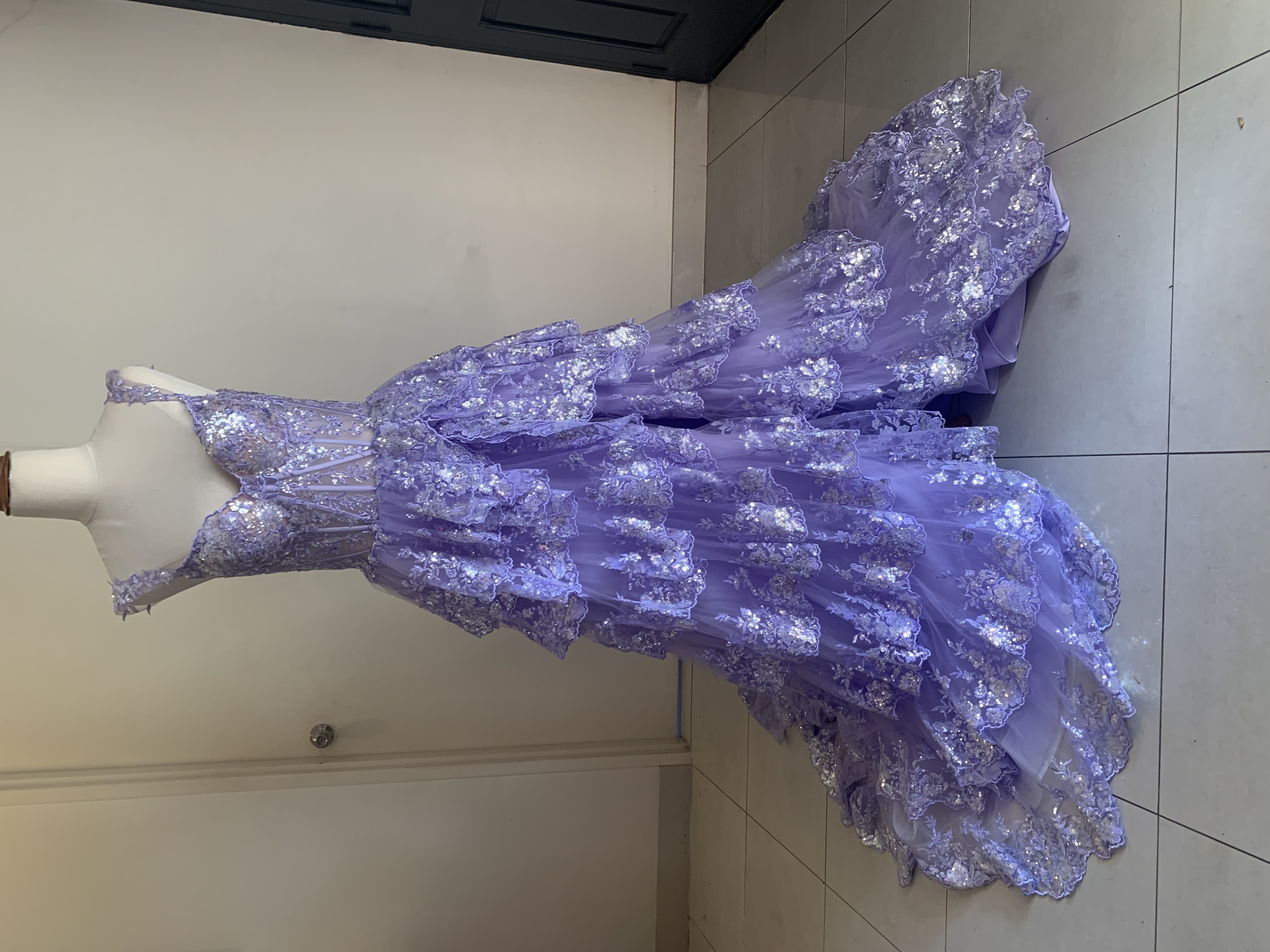 Designer rental Purple Sherri Hill