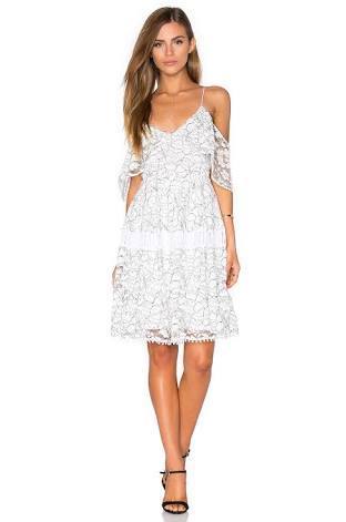 Designer rental Nicholas Basque Lace Dress
