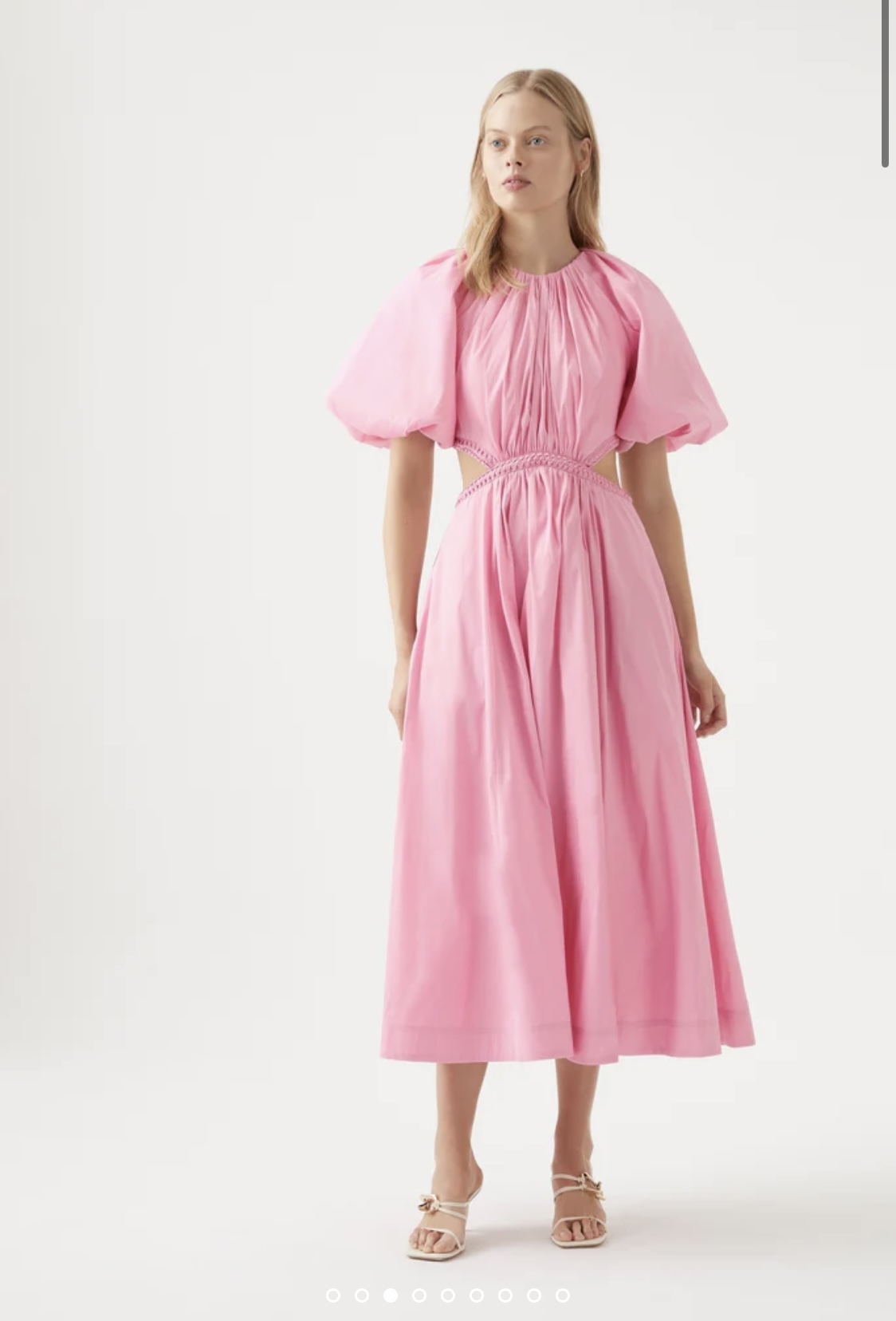 For rent a Aje Capucine Puff Sleeve Midi Dress
