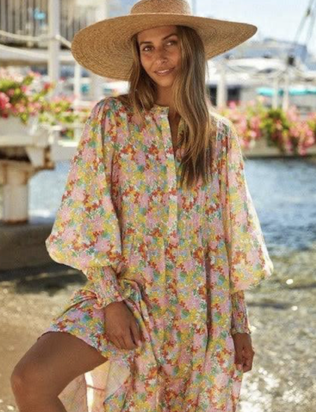 Hire a La Boheme Girls Frida Maxi Dress Palermo Floral