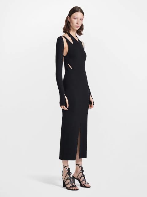 For rent a Dion Lee Plaited Merino Rib Dress