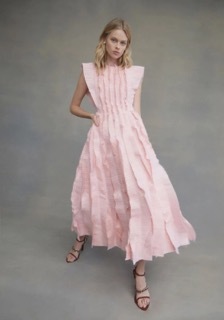 Rent a Aje Aje Hybrid Midi Dress Pink