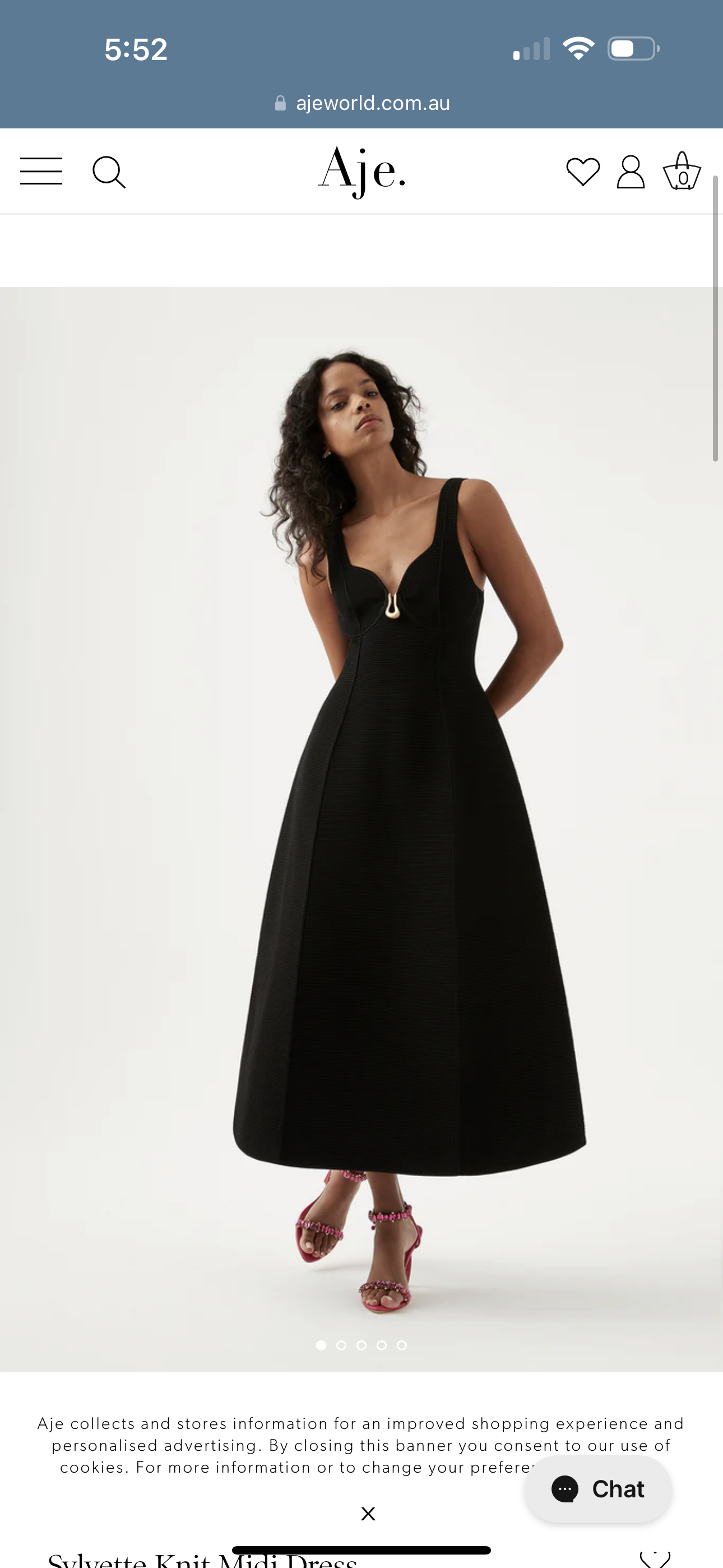 Formal rental Aje Sylvette Knit Midi Dress