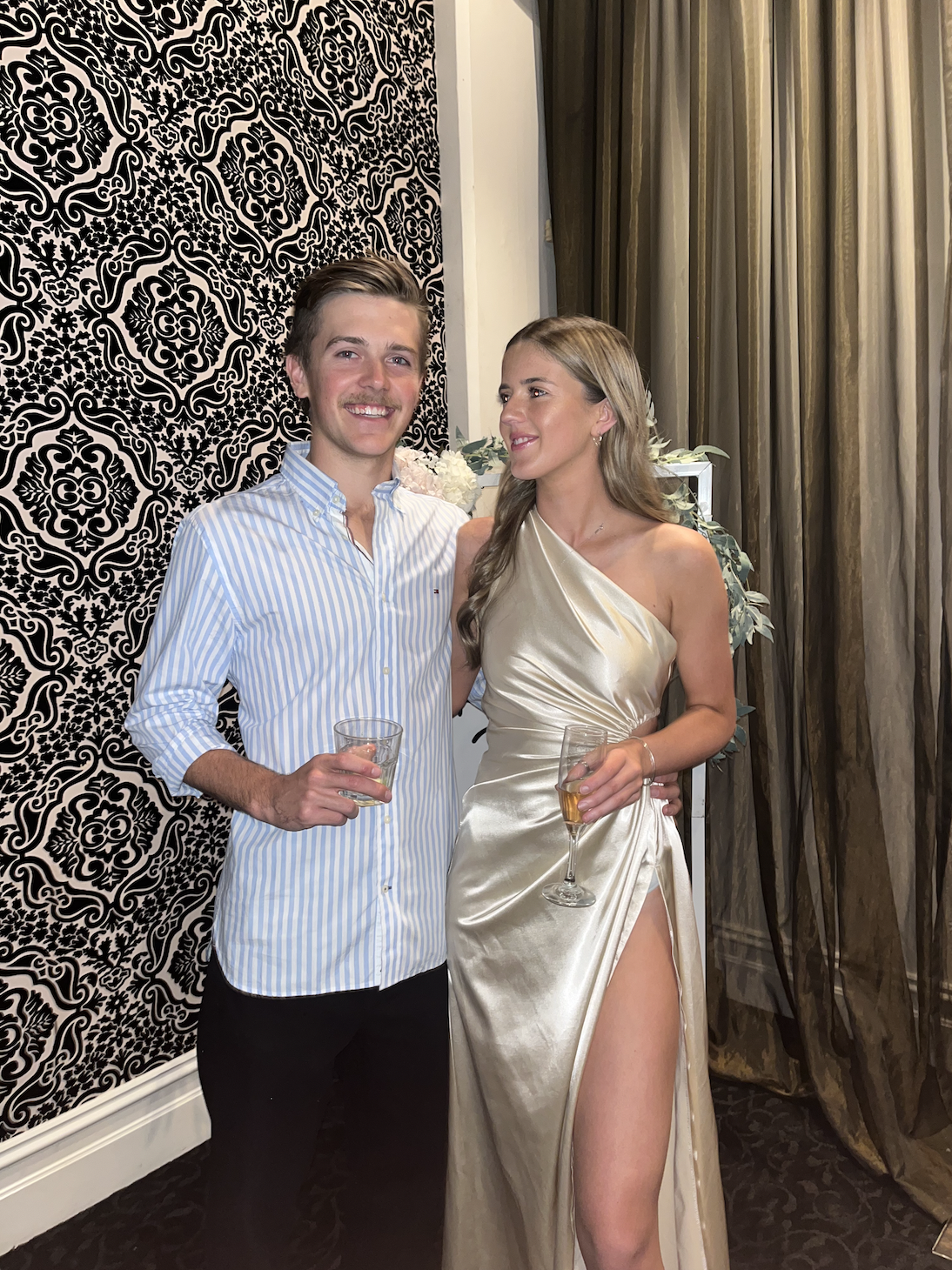 Designer rental Sonya Moda Nour Ocean Pearl Maxi Dress