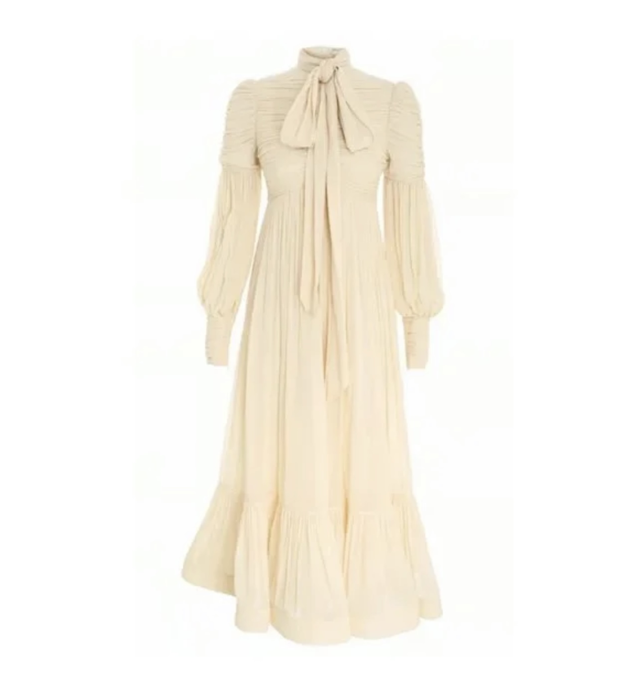 Cheap designer Zimmermann Zimmermann Celestial Ruched Midi Dress Size 0p