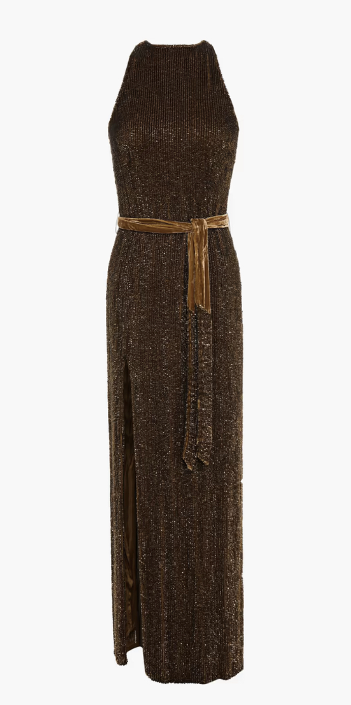 For rent a Retrofete Tzilly Maxi Sequin Gown