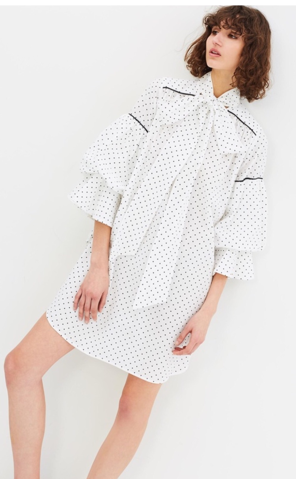 Affordable Romance Was Born Luna Spot Ruffle Dress