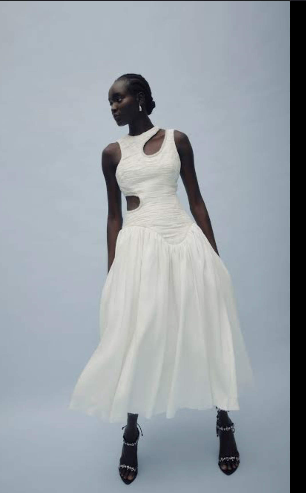 For rent a Aje Jolie Abstract Cut Out Midi Dress