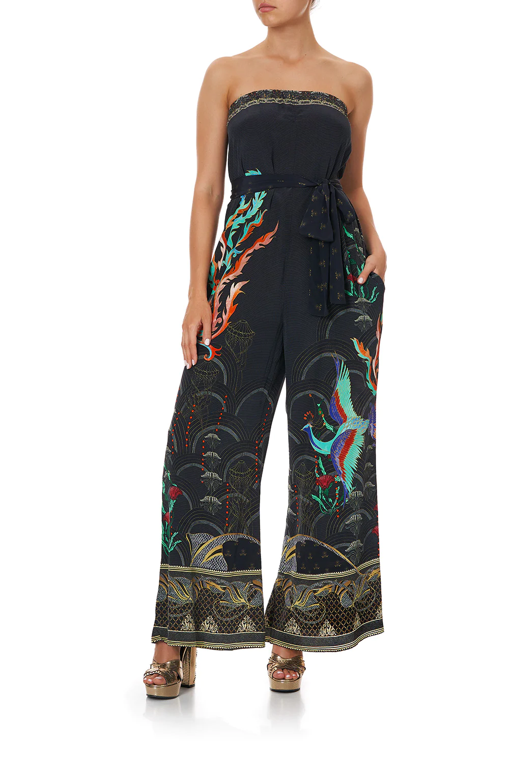 Hire a Camilla Camilla Wise Wings Strapless Jumpsuit