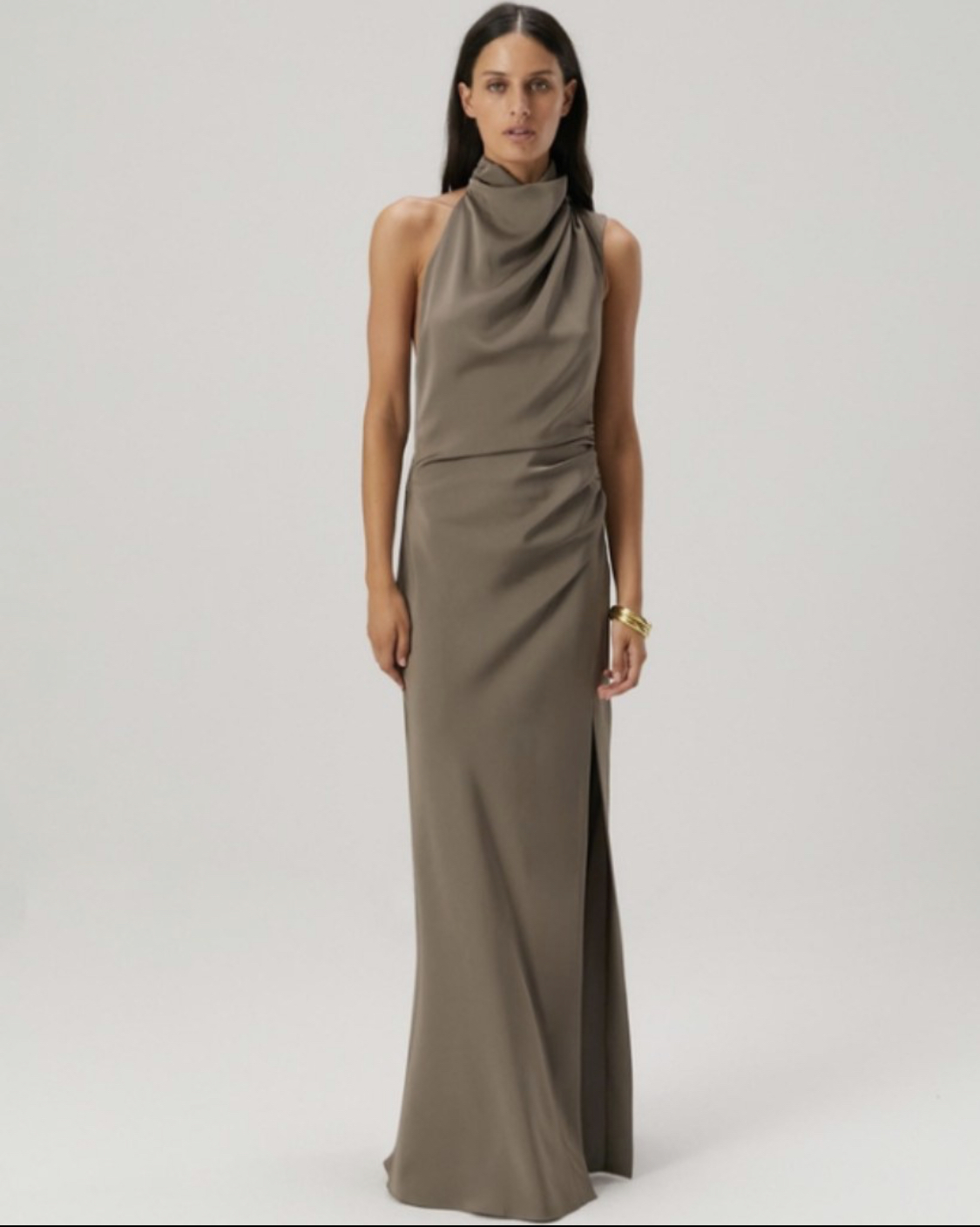 Affordable Misha Constantina Satin Gown