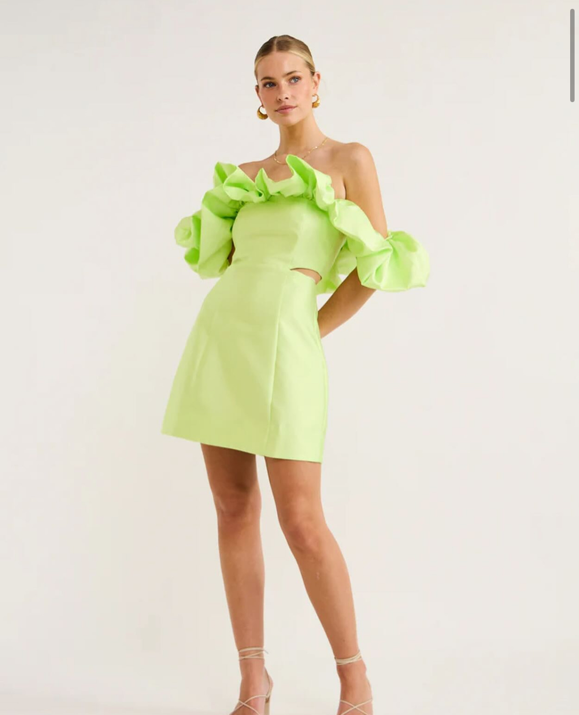 Designer rental Alemais Suzi Off The Shoulder Mini