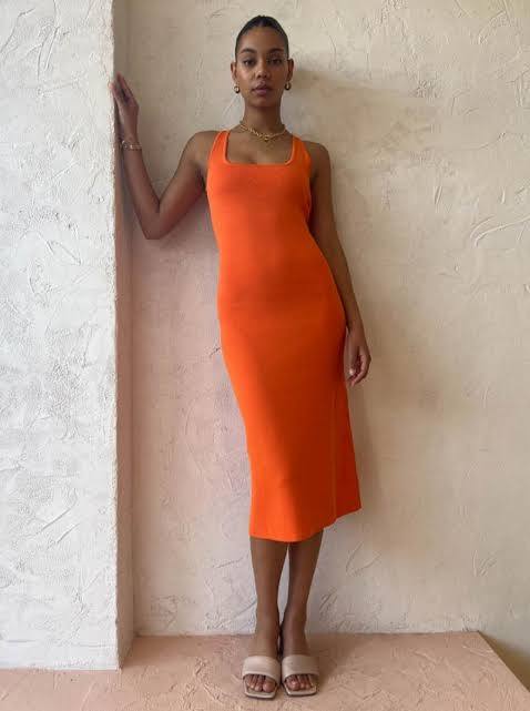 Designer rental Orange Ena Pelly