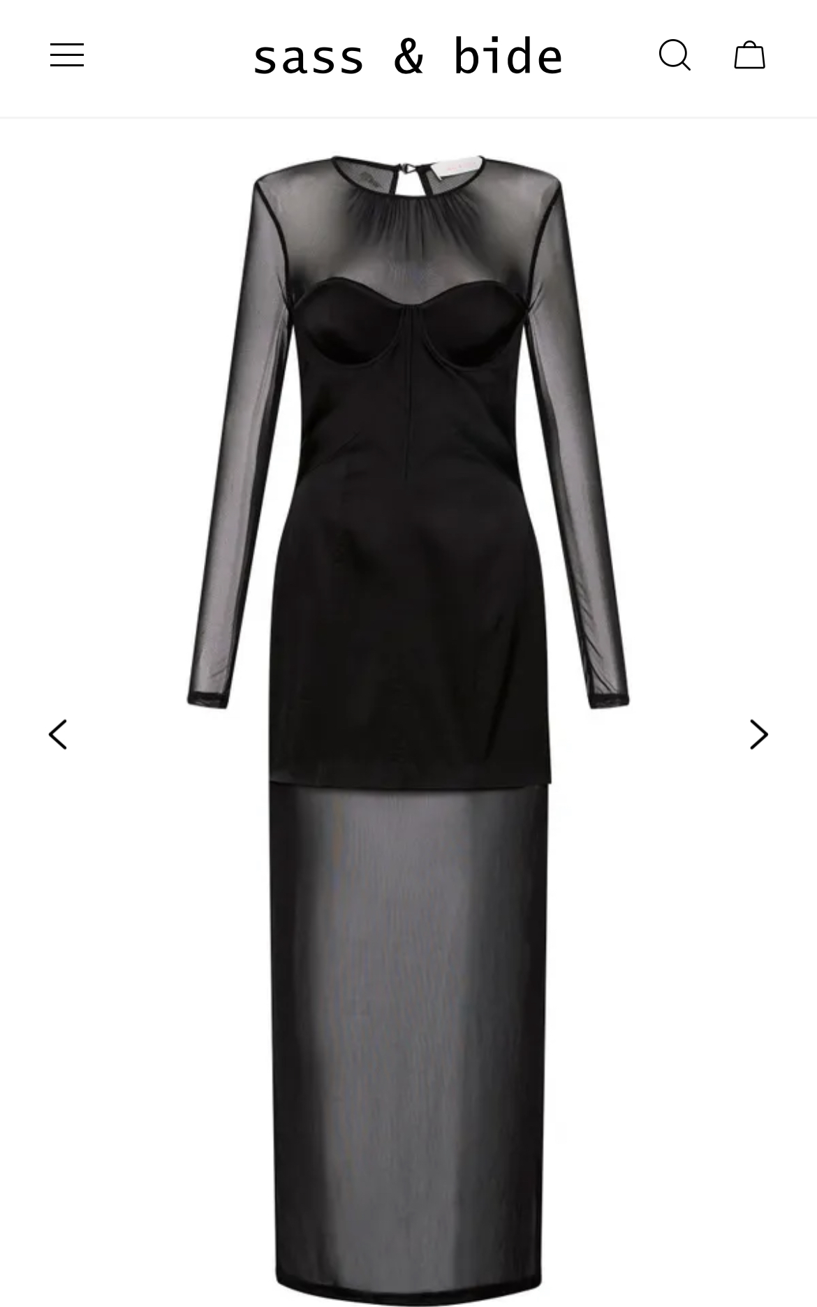 Sass & Bide Black for rent